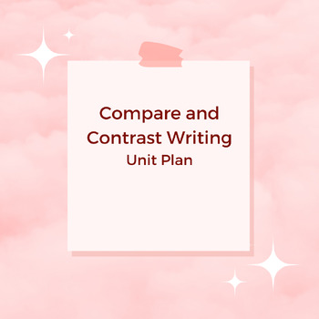 Preview of Compare and Contrast Writing Unit Plan