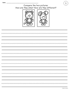 Compare And Contrast Writing Worksheets And Task Cards By Teacher's 