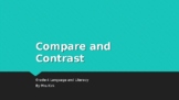 Compare and Contrast review lesson