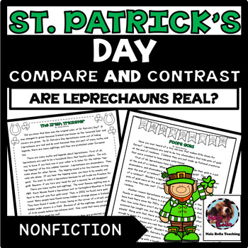Preview of Compare and Contrast the Author's Point of View Lesson St. Patrick's Day