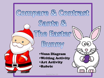 Preview of Compare and Contrast the Easter Bunny and Santa