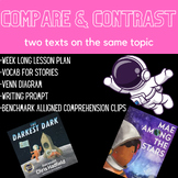Compare and Contrast two texts (The Darkest Dark & Mae Amo