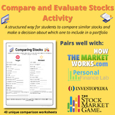Compare and Evaluate Stocks | Stock Market Simulation Activity