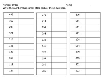 compare and order 3 digit numbers by virginia conrad tpt