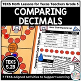 Compare and Order Decimals- 5th Grade Math Review and Practice Activities