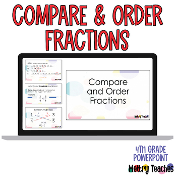 Preview of Compare and Order Fractions | BUNDLE