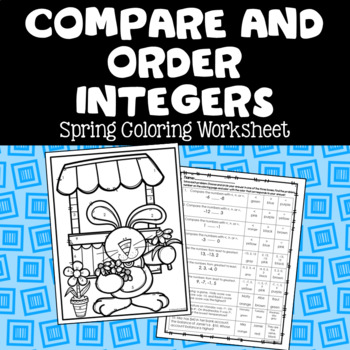 Preview of Compare and Order Integers