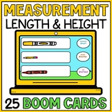 Compare and Order Length and Height Boom Cards - Measureme