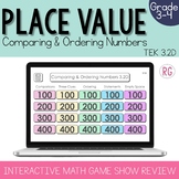 Compare and Order Numbers Place Value Games Show 3rd Grade