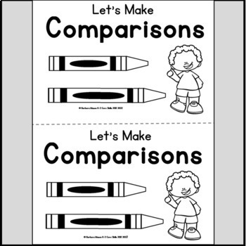 Comparing Size Worksheet (teacher made) - Twinkl