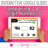 Comparing 2 & 3 Digit Numbers Interactive Task Cards Googl