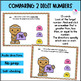Comparing 2 Digit Numbers BOOM Cards Math - December Gingerbread Math ...