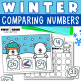 Comparing 2 Digit Numbers Game Christmas Winter Compare Nu