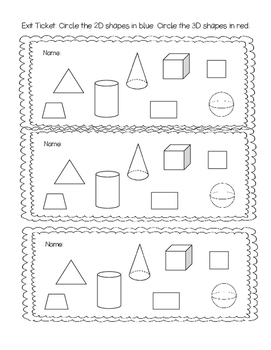 comparing 2d and 3d shapes by lovemariel teachers pay