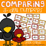 Comparing 3 Digit Numbers Task Cards