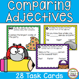 Comparing Adjectives Task Cards - Comparative and Superlative