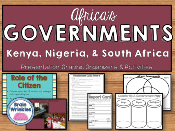 Preview of Africa's Governments: Kenya, Nigeria, and South Africa (SS7CG1)