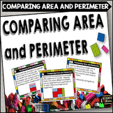 Area and Perimeter Task Card Math Manipulative Activity