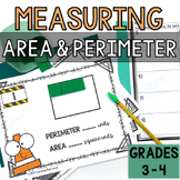 Comparing Area and Perimeter Math Center Activity Mats