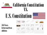 Comparing California and U.S. Constitutions - engaging sli