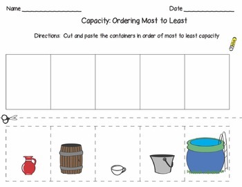Comparing Capacity by Chikabee | Teachers Pay Teachers