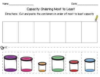 Comparing Capacity by Chikabee | Teachers Pay Teachers