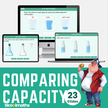 Preview of Comparing Capacity: Full and Empty Digital Resources for Kindergarten