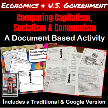 Preview of Economics | Capitalism, Socialism & Communism | Document Based Activity