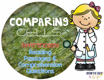 Preview of Comparing Cells Differentiated Nonfiction Reading Passages