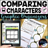 Compare and Contrast Characters Graphic Organizers, Unders