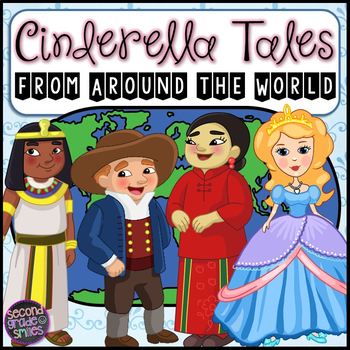 Preview of Cinderella Around the World | Comparing Cinderella Stories | Print & TPT Easel