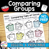 Comparing Cups of Cocoa Math Worksheets - Comparing Number