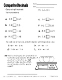 Comparing Decimals