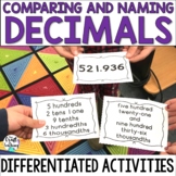 Comparing Decimals Activities | Naming and Ordering Decimals