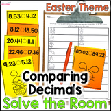Comparing Decimals Activity - Easter Math 4th and 5th Grad