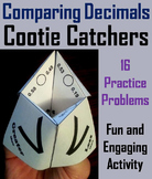 Comparing Decimals Activity 3rd 4th 5th Grade Cootie Catch