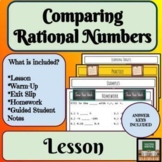 Comparing Decimals Comparing Fractions Comparing Rational Numbers Lesson