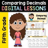 Comparing Decimals Fifth Grade | Interactive Google Slides