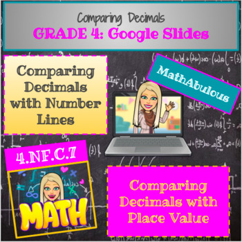 Preview of Comparing Decimals Google Slides Presentation