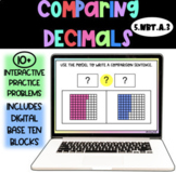 Comparing Decimals - Interactive Google Slides - Distance 