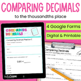 Comparing Decimals Practice, Review and Assessment for Goo