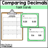 Comparing Decimals Task Cards