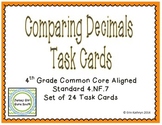 Comparing Decimals Task Cards- Set of 24
