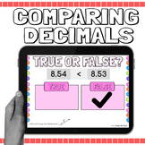 Comparing Decimals: True or False Digital Activity {Google
