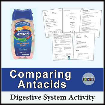 Preview of Digestive System Lab Activity Antacid Comparison, Stomach Buffers