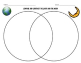 Comparing Earth and Moon Venn Diagram