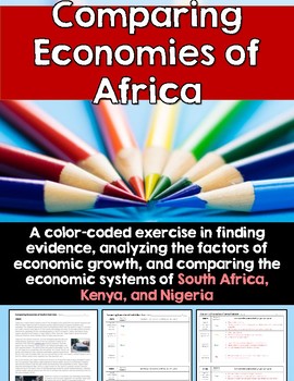 Preview of Comparing Economic Systems of Africa: A Color-Coding Activity