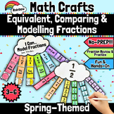 Comparing & Equivalent Fractions Math Craft St. Pattys Day