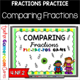 Comparing Fractions Tic Tac-Toe Powerpoint Game