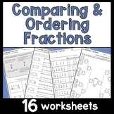 Comparing Fractions Worksheets | Ordering Fraction